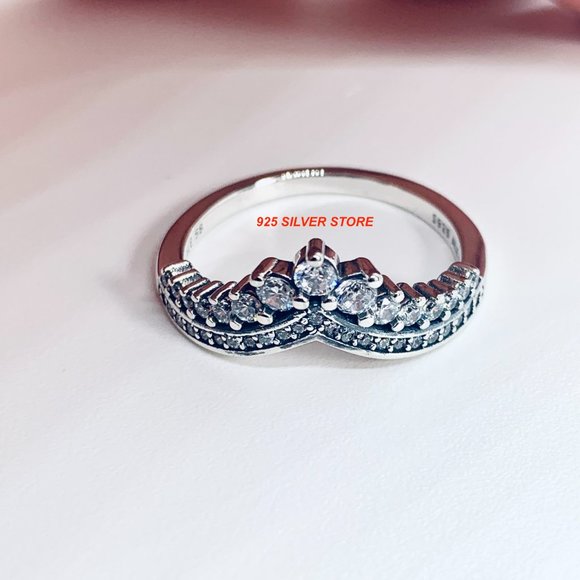 PANDORA Princess Wish Crown Ring 197736CZ - Picture 2 of 4